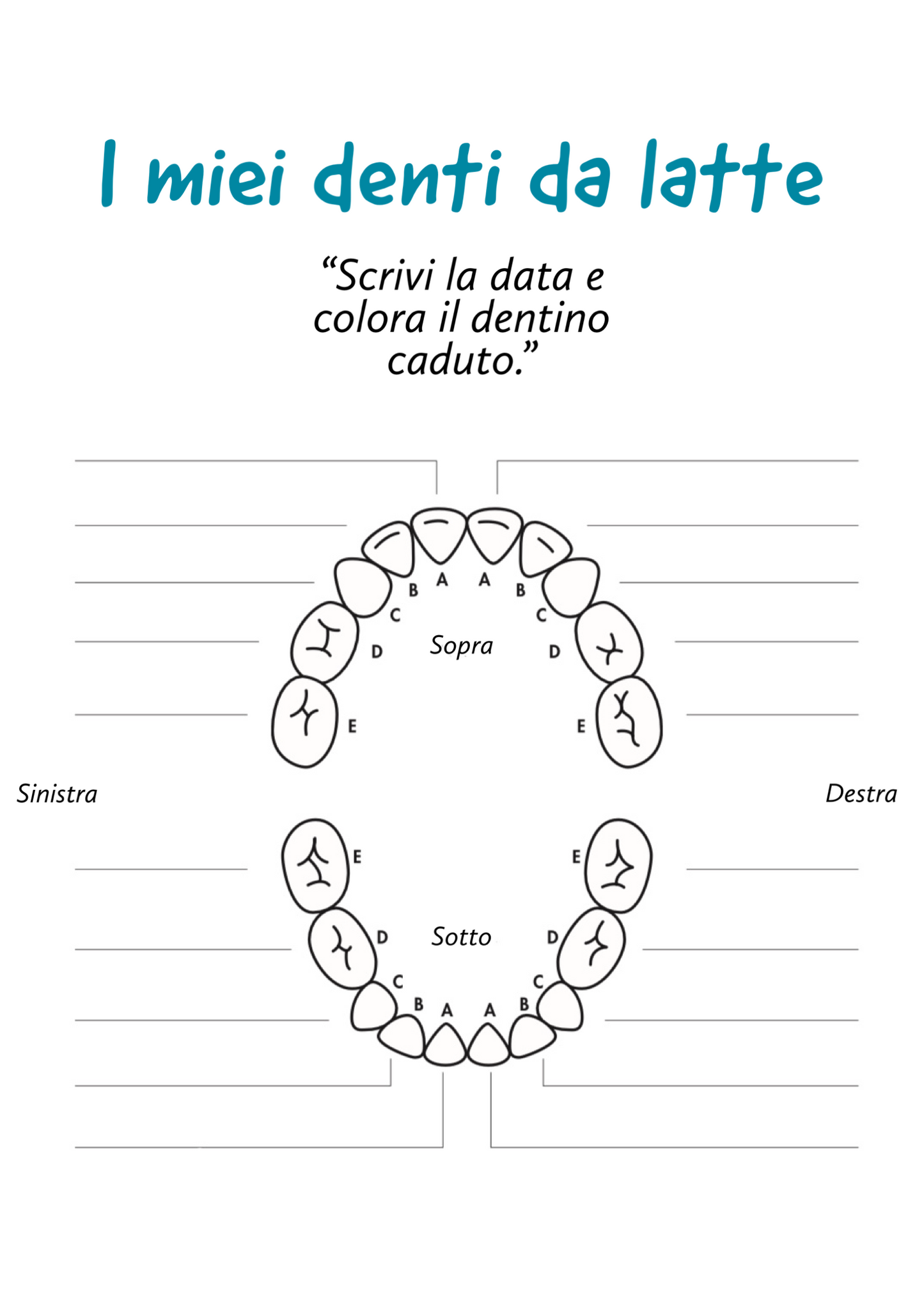 ✨Segna porta per Fatina dei denti